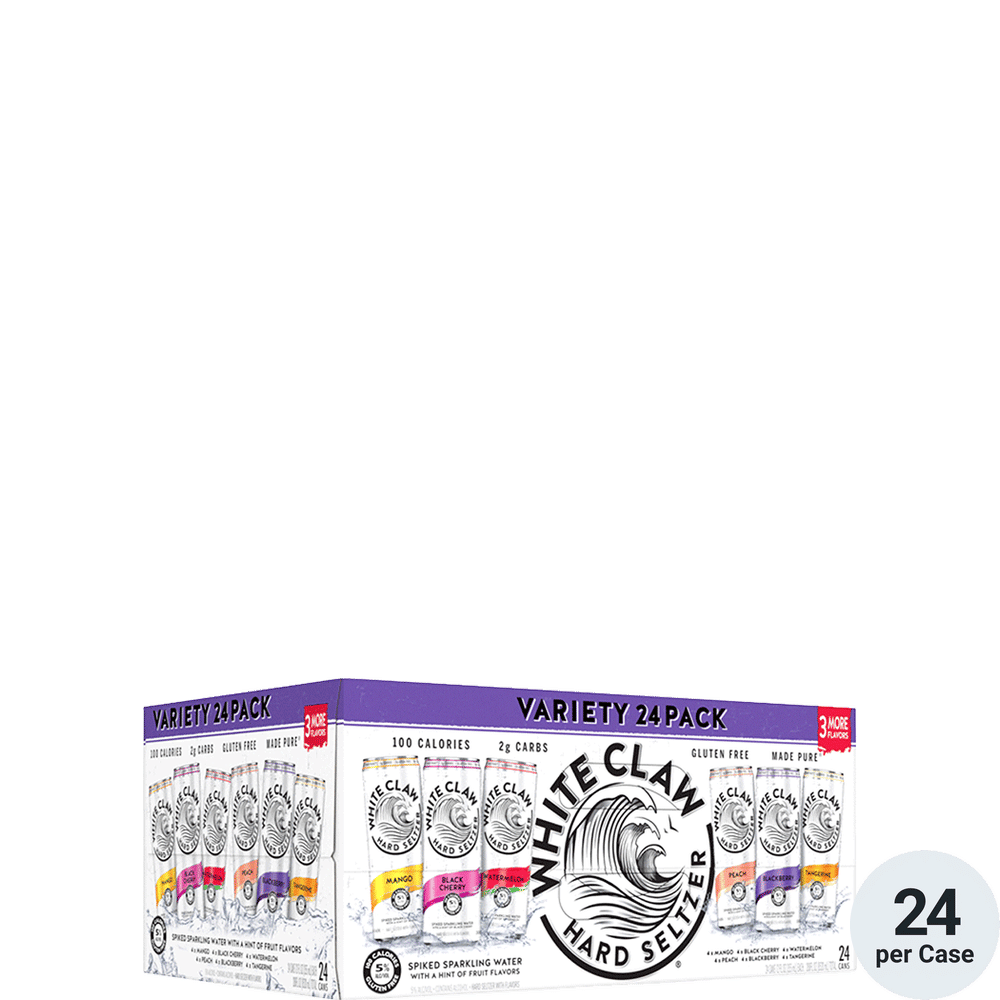 White Claw Hard Seltzer Variety Pack Total Wine More 24 12ozcan