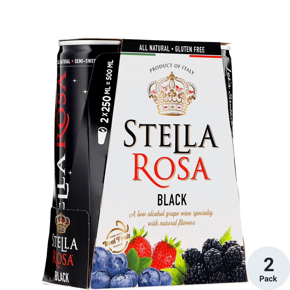 Stella Rosa Black Cans 2-250ml can pack