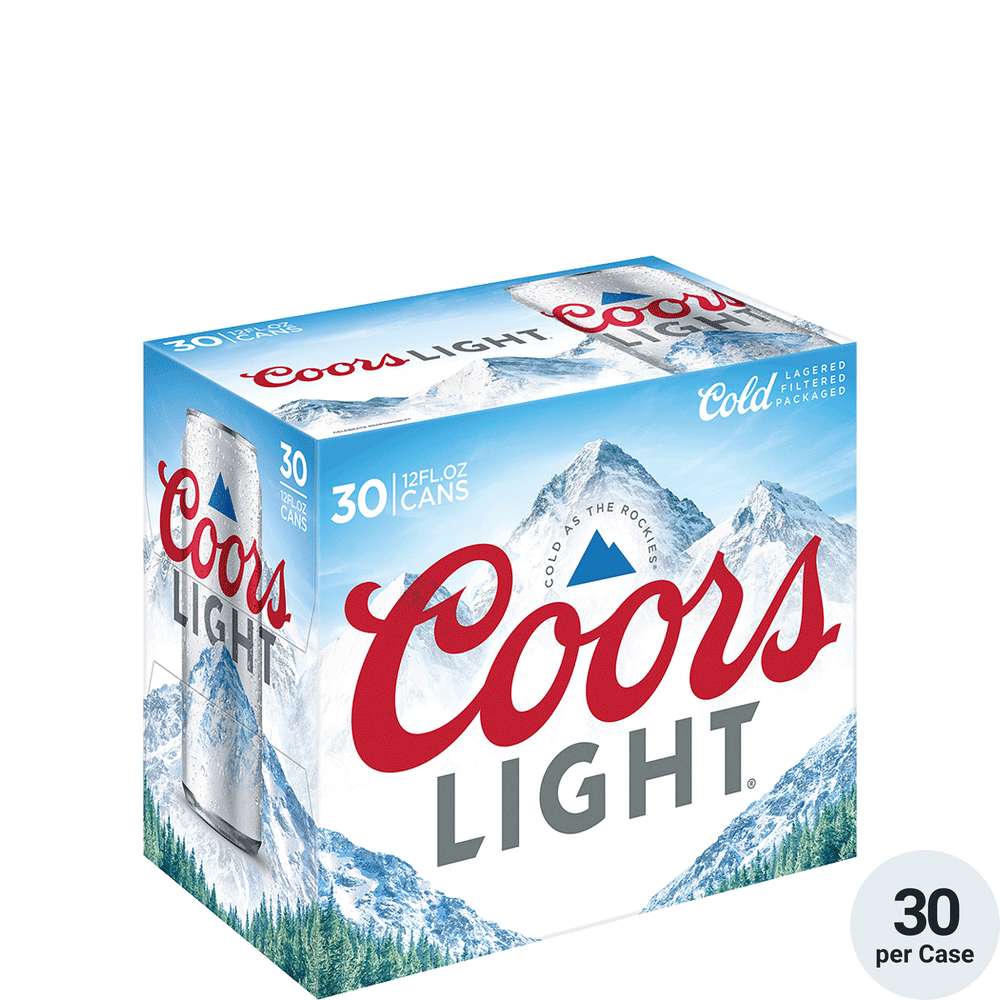 Coors Light 30-12oz Cans