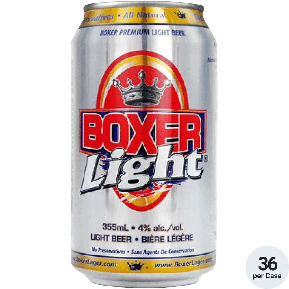 Boxer Light 36-12oz Cans