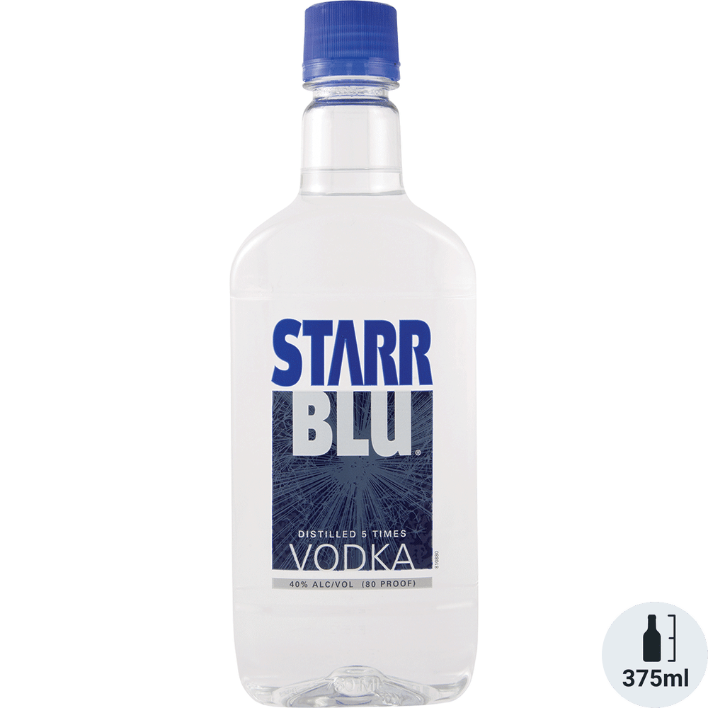 Starr Blu Vodka Plastic