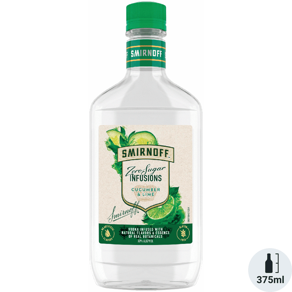 Smirnoff Zero Sugar Infusions Cucumber & Lime Vodka
