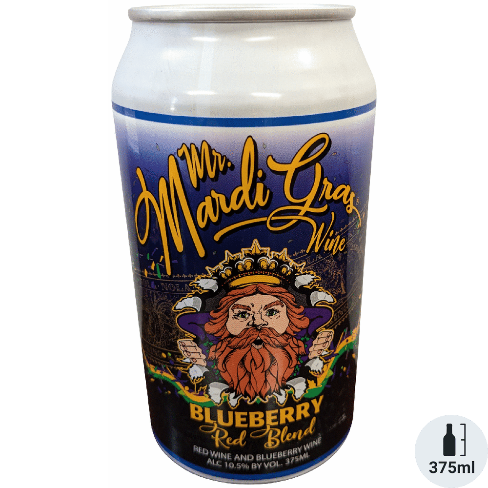Mr. Mardi Gras Wine Blueberry Red Blend