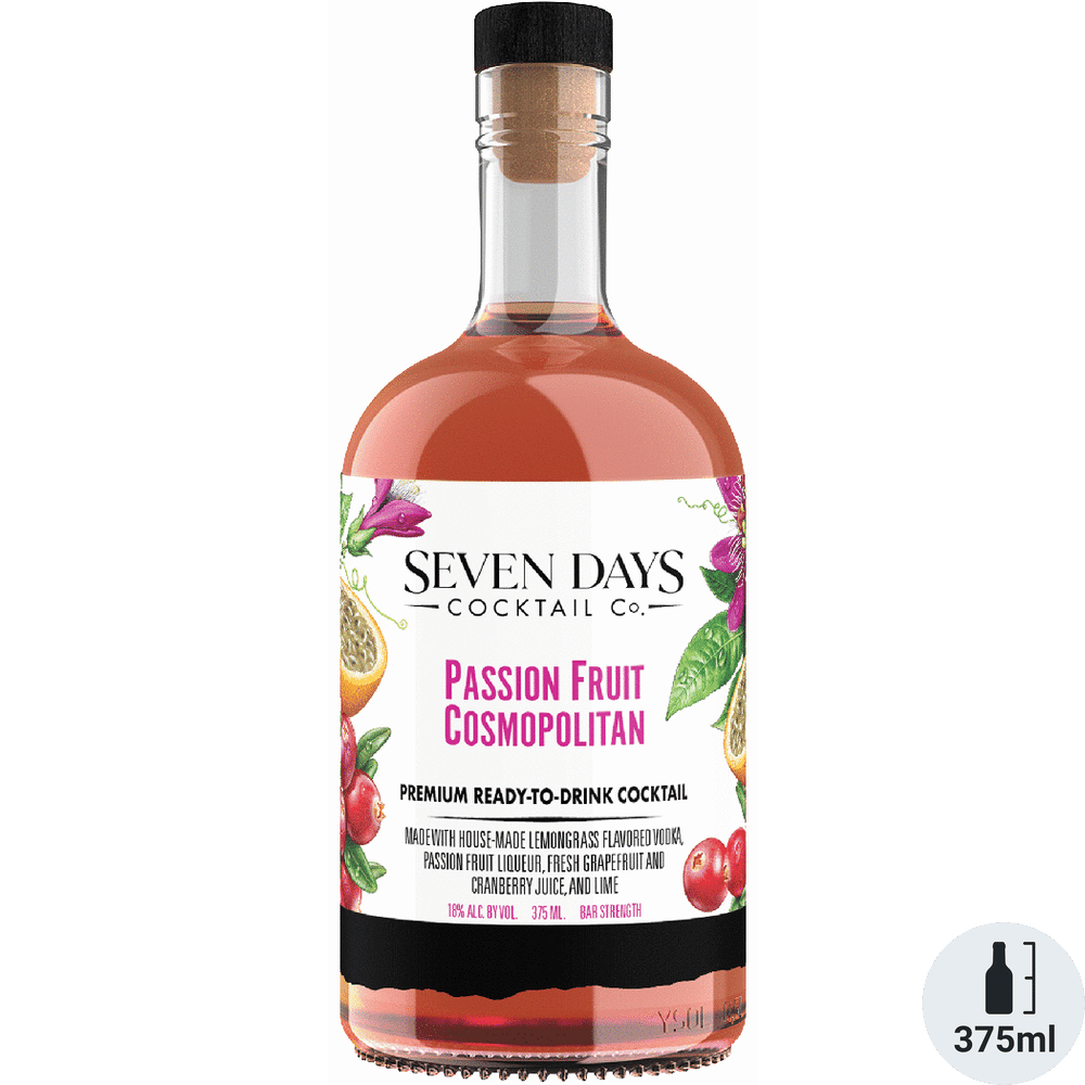Seven Days Cocktail Co. Passion Fruit Cosmopolitan