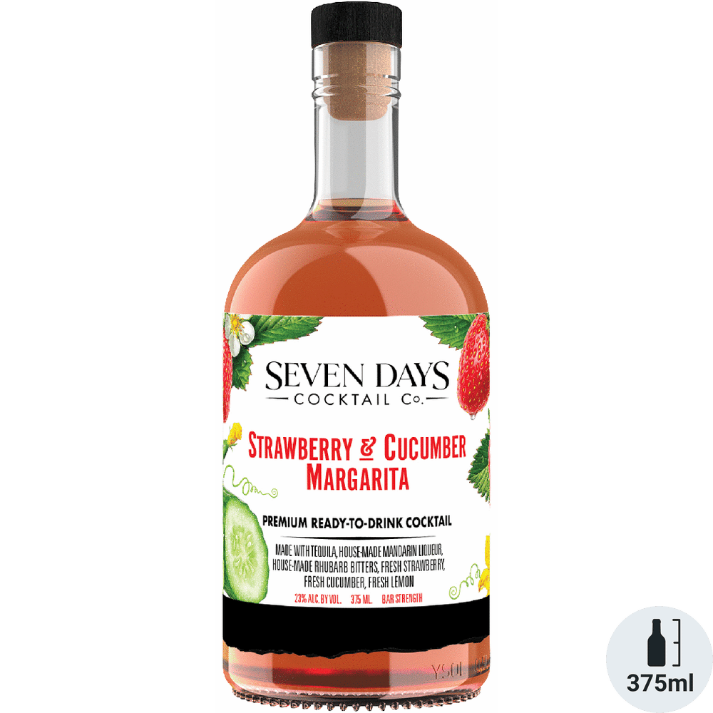 Seven Days Cocktail Co. Strawberry & Cucumber Margarita