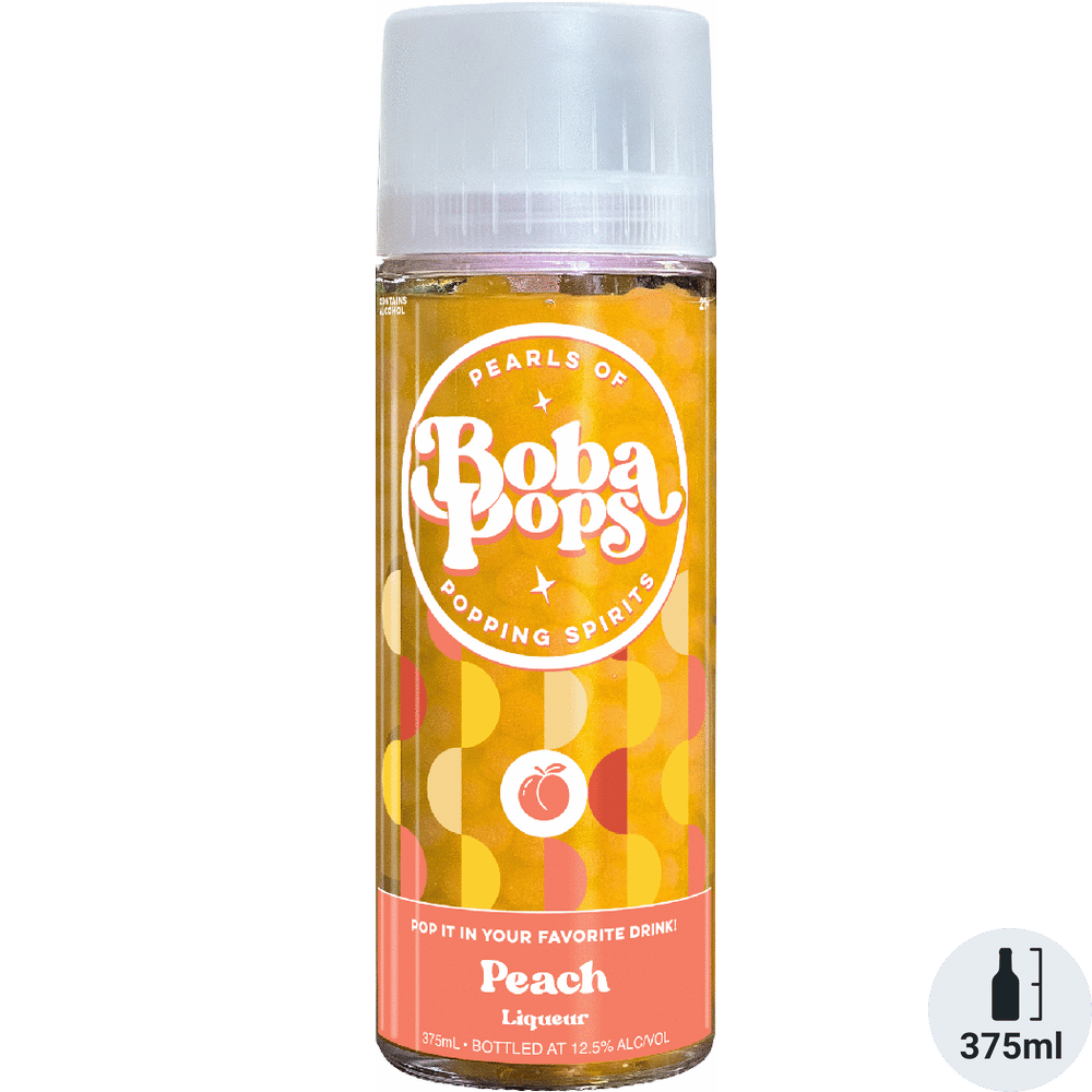 Boba Pops Cocktail Caviar Peach