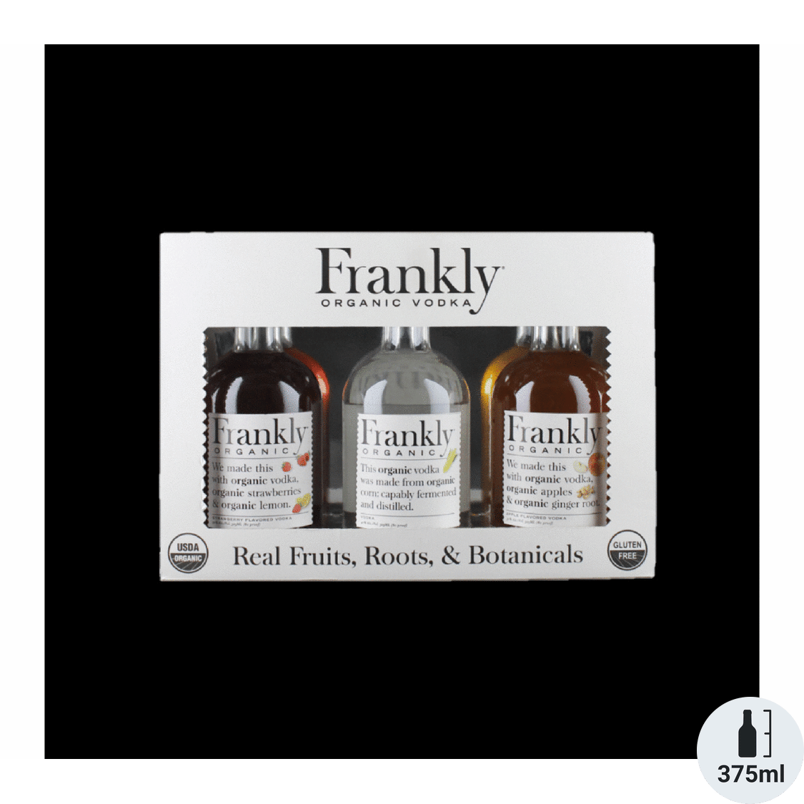 Frankly Vodka Variety 375 mL 3 pack