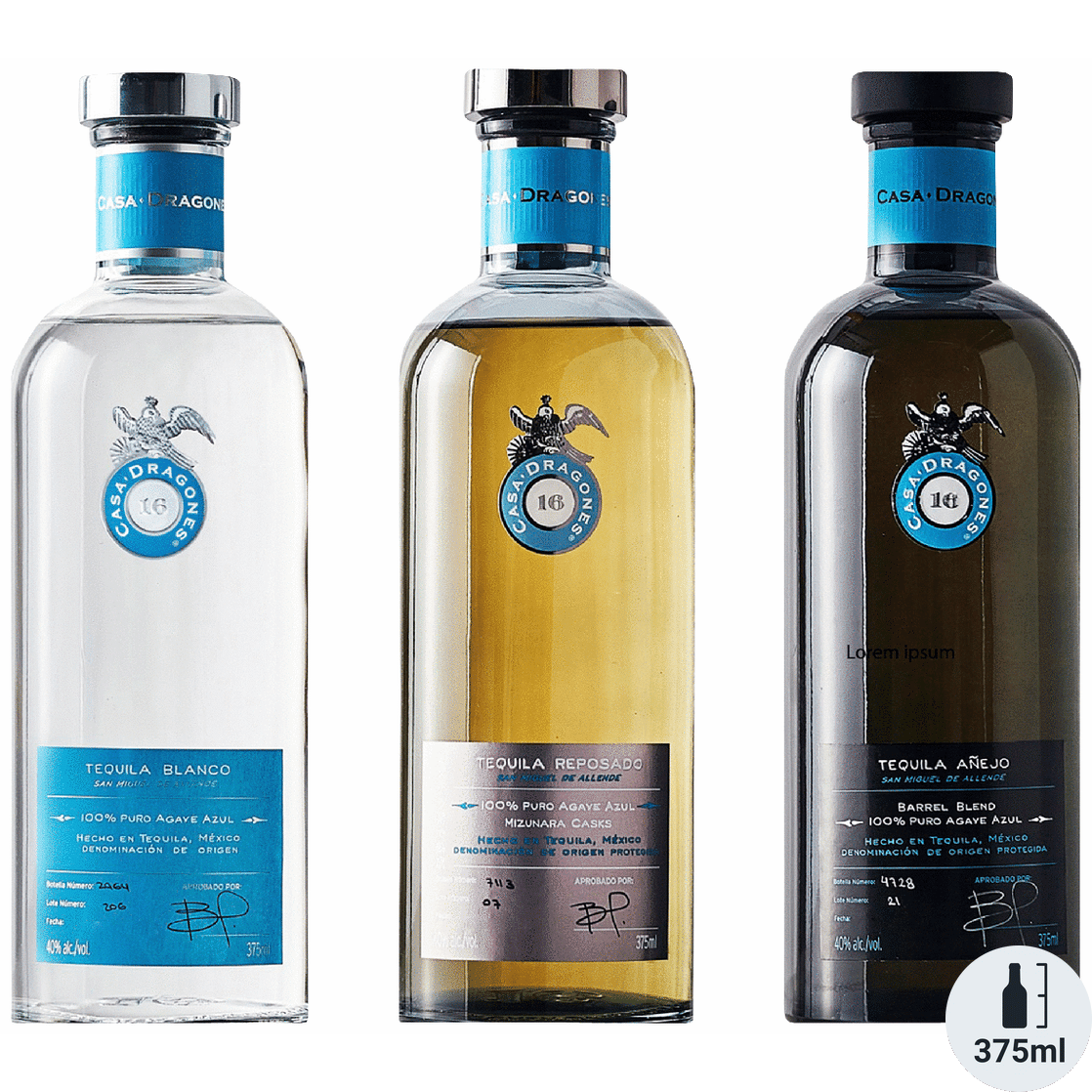 Casa Dragones Sipping Tequila Gift Set 3x375ml | Total Wine