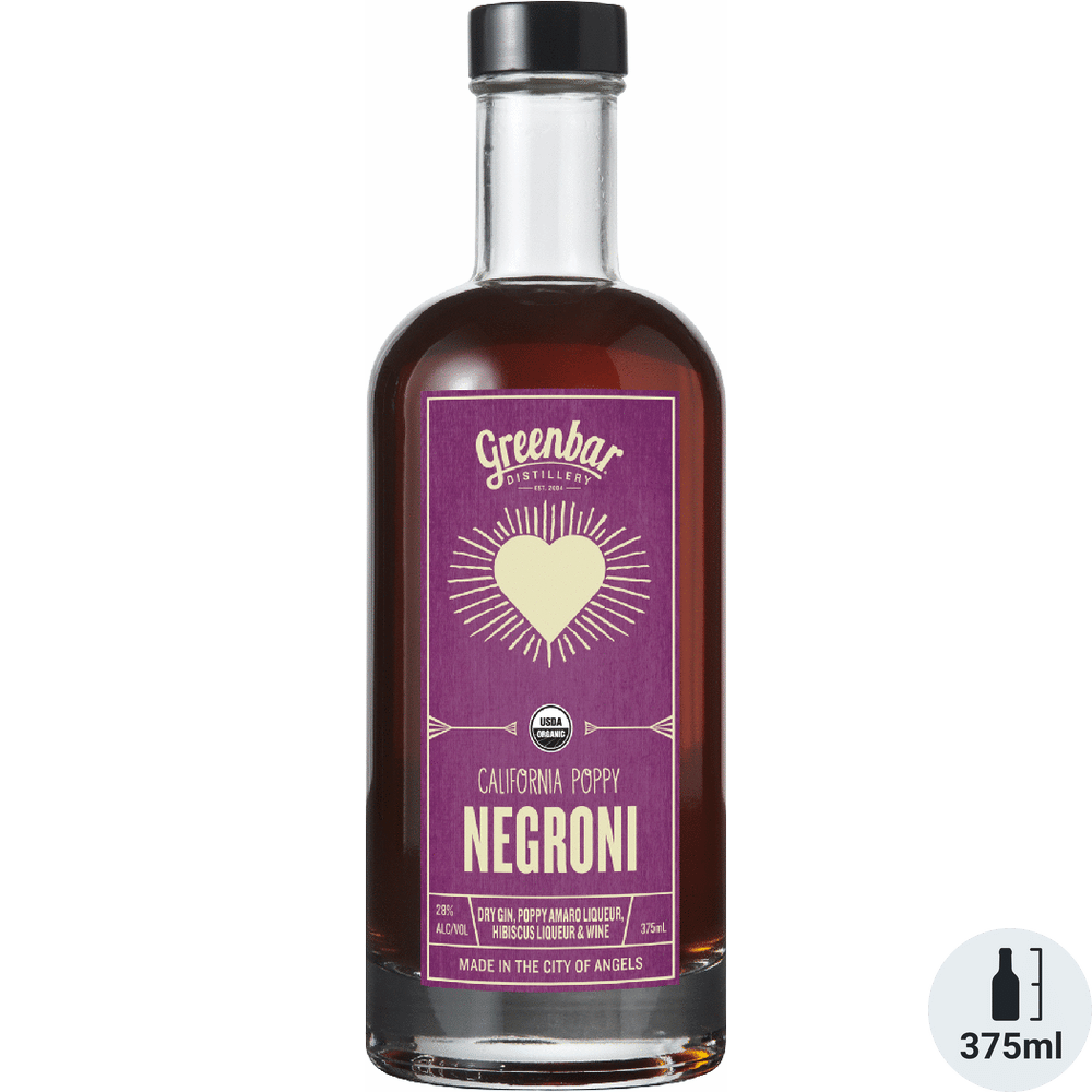 Greenbar California Poppy Negroni