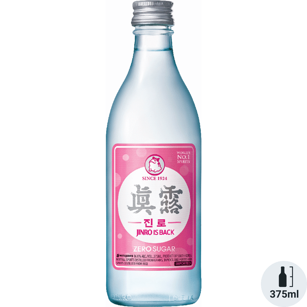 Jinro Is Back Zero Sugar Soju