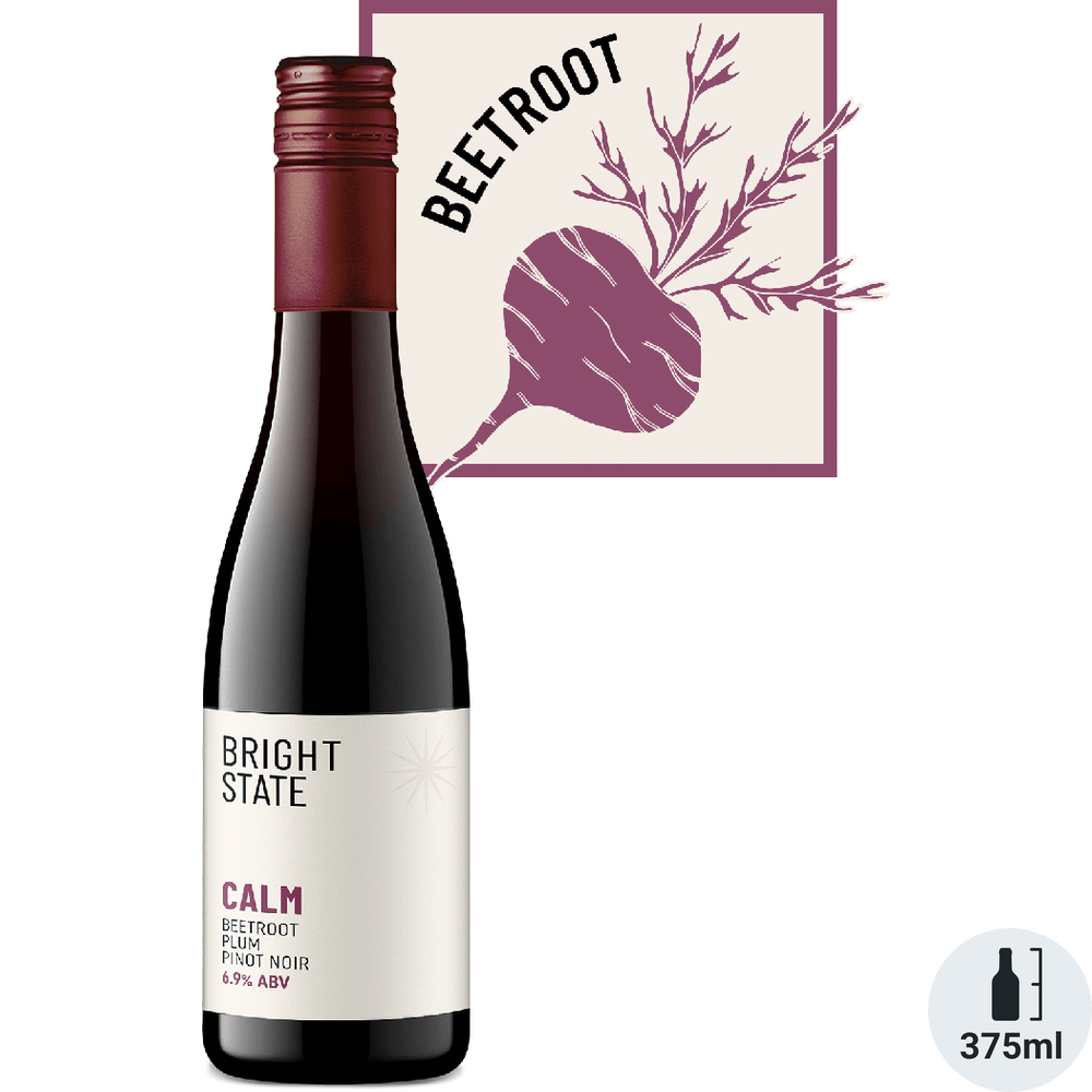 Bright State Low-Alcohol "Calm" Pinot Noir with Beetroot