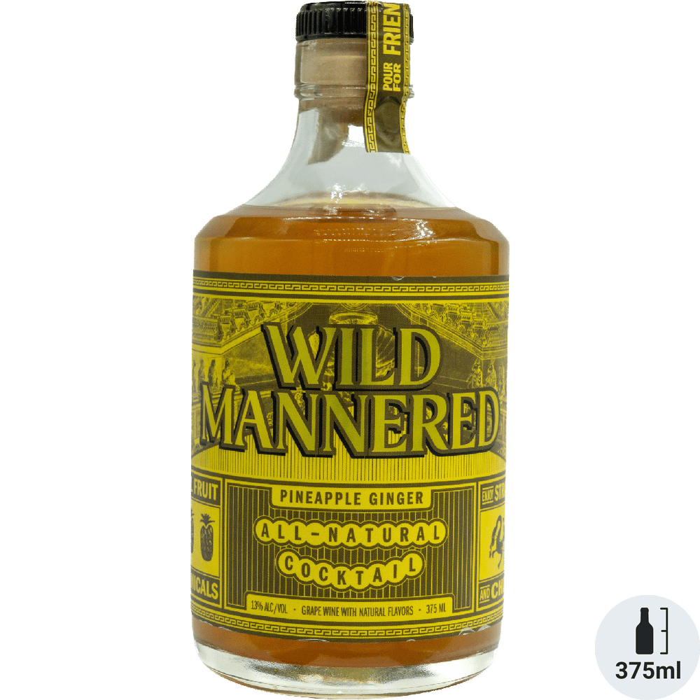 Wild Mannered Pineapple Ginger All-Natural Cocktail