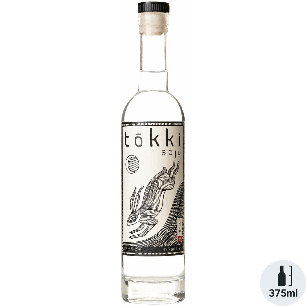 チャンミン愛用　tōkki soju 375ml 17% アルコール　2本 Tokki Soju White | Total Wine & More