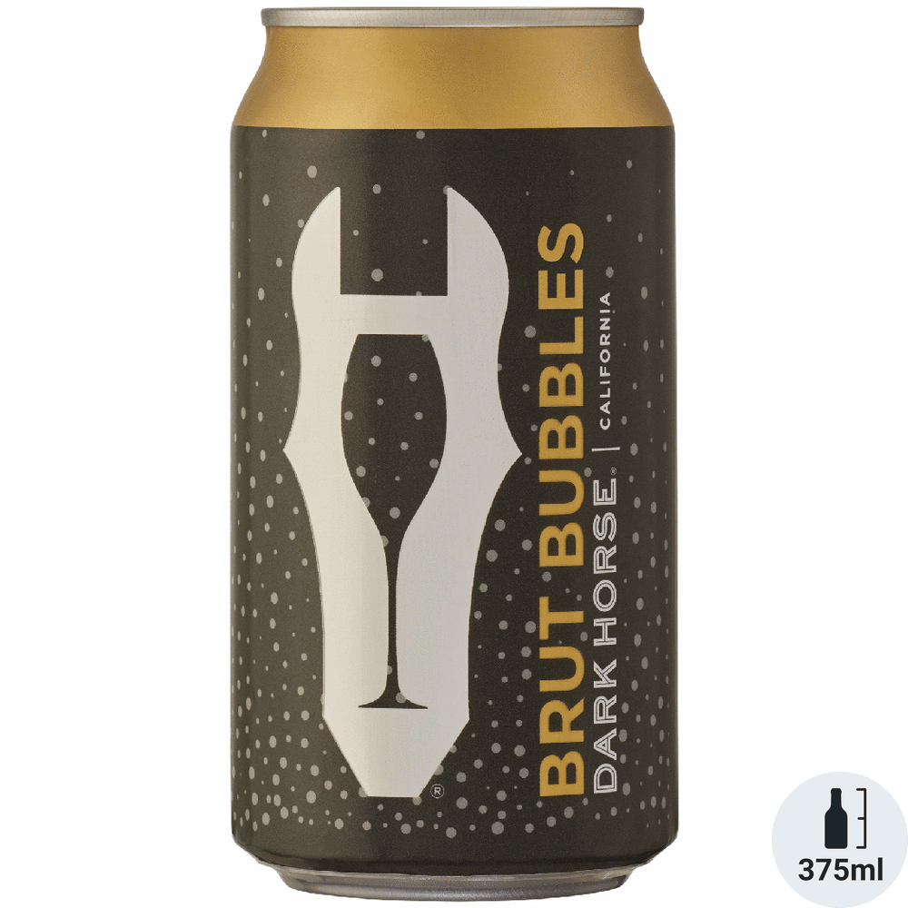 Dark Horse Brut Bubbles Can