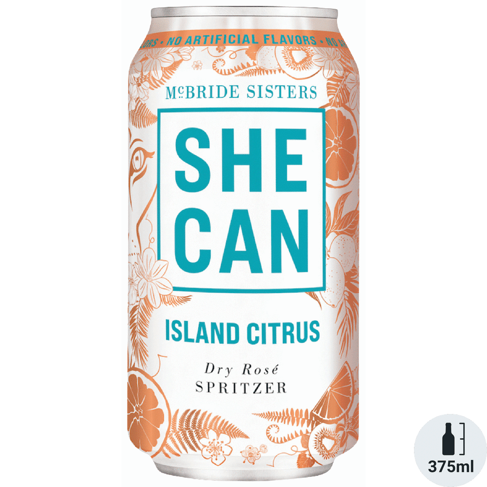 McBride Sisters SHE CAN Island Citrus Dry Rose Spritzer