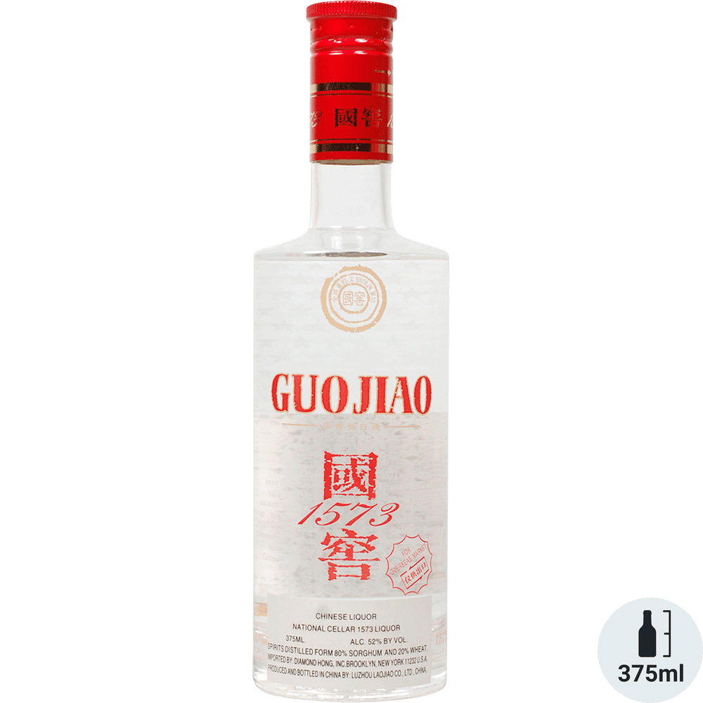 GUOJIAO 1573 375ml 未開封 未開封】 高級白酒 國窖1573 (GUOJIAO) 375ml/グラス付