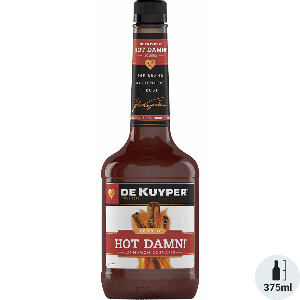 DeKuyper Hot Damn! Cinnamon Schnapps Liqueur