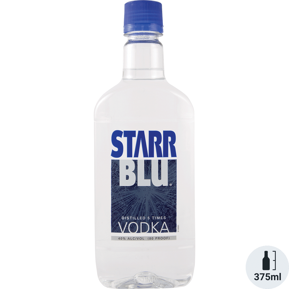Starr Blu Vodka Plastic 375ml