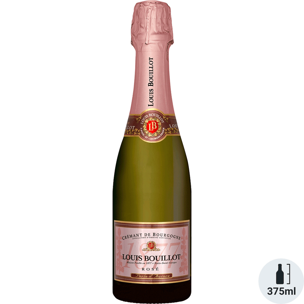 Louis Bouillot Perle d'Aurore Cremant de Bourgogne Sparkling Rose Wine 375ml