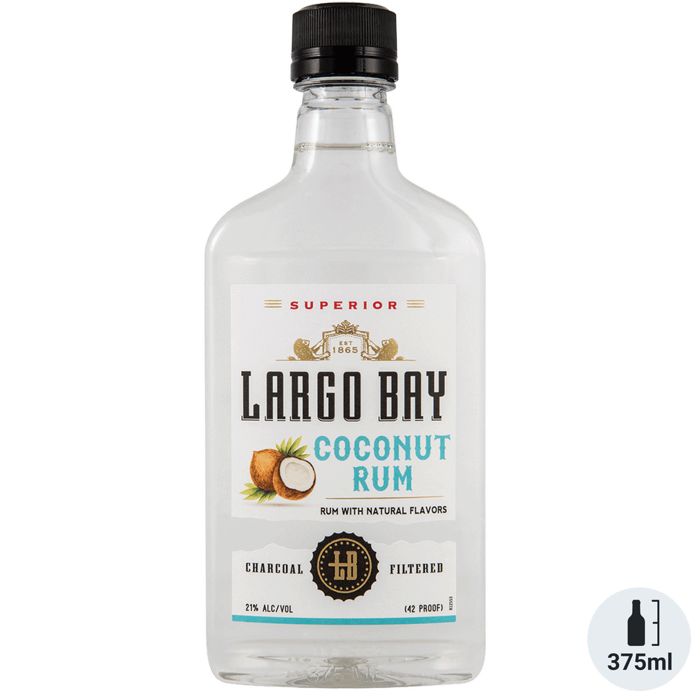 Largo Bay Rum Coconut Plastic 375ml