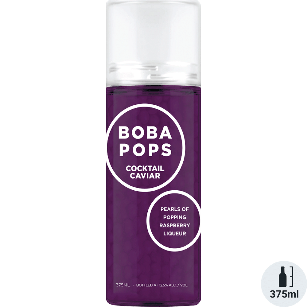 Boba Pops Cocktail Caviar Raspberry 375ml