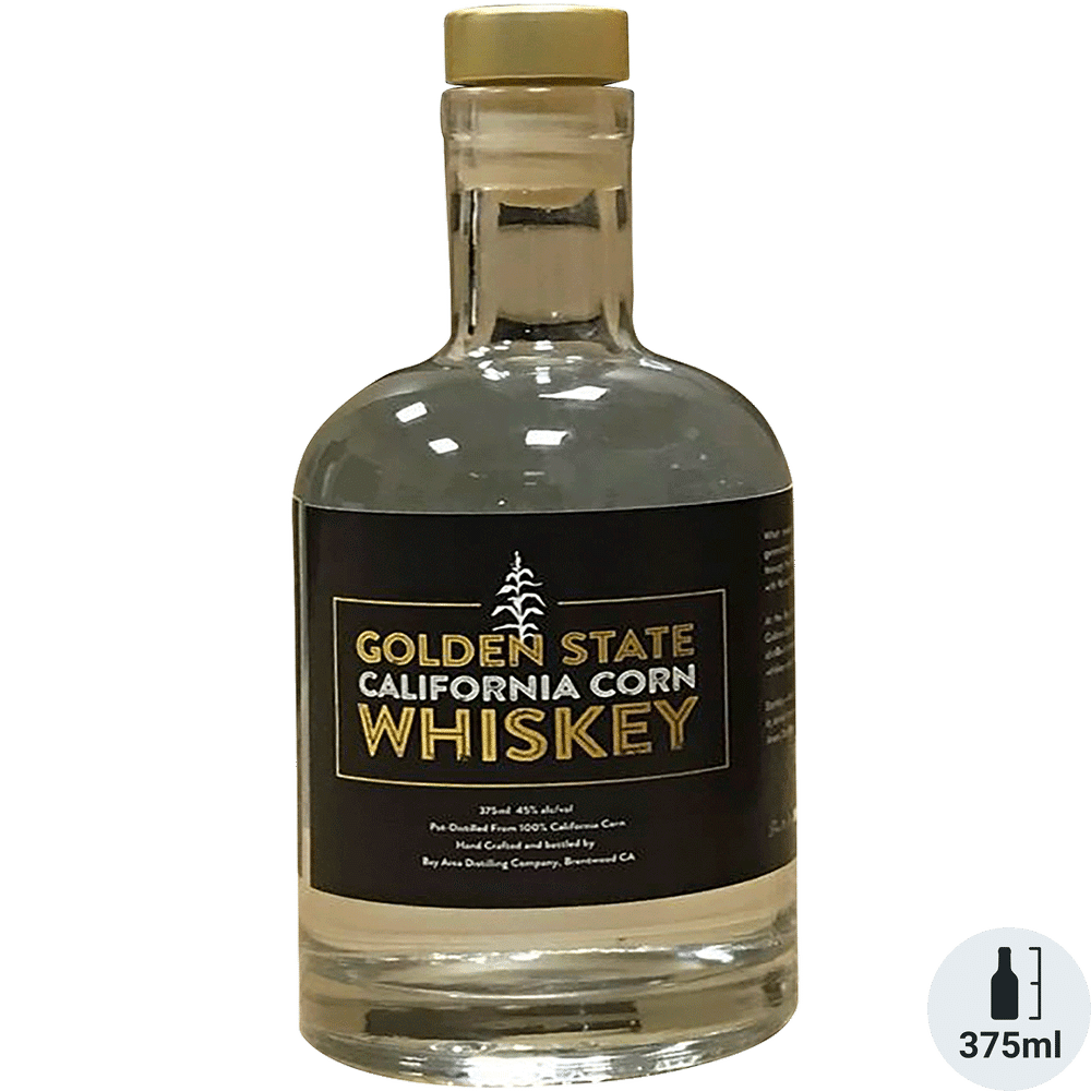 Golden State Clear Corn Whiskey 375ml