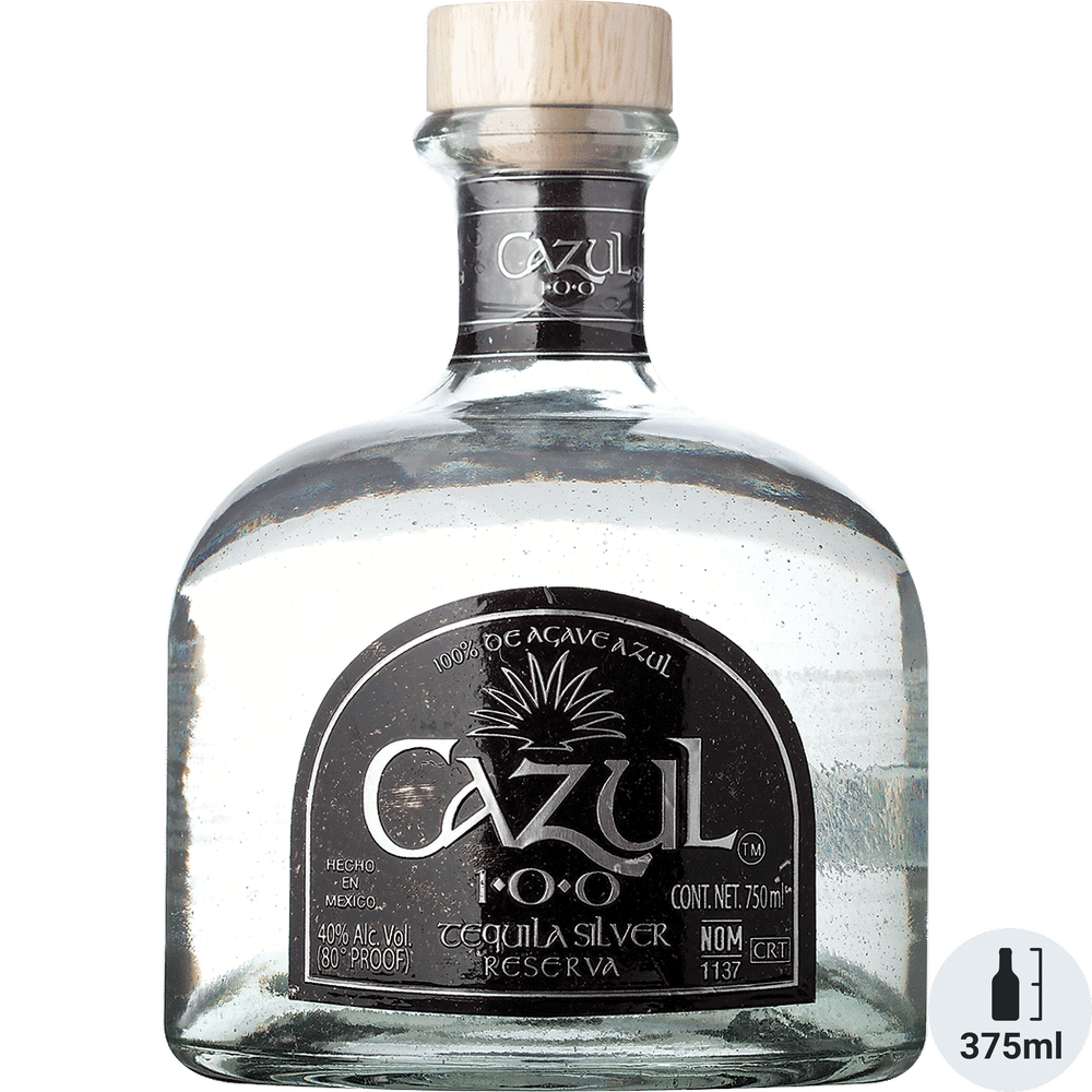 Cazul 100 Silver Tequila 375ml