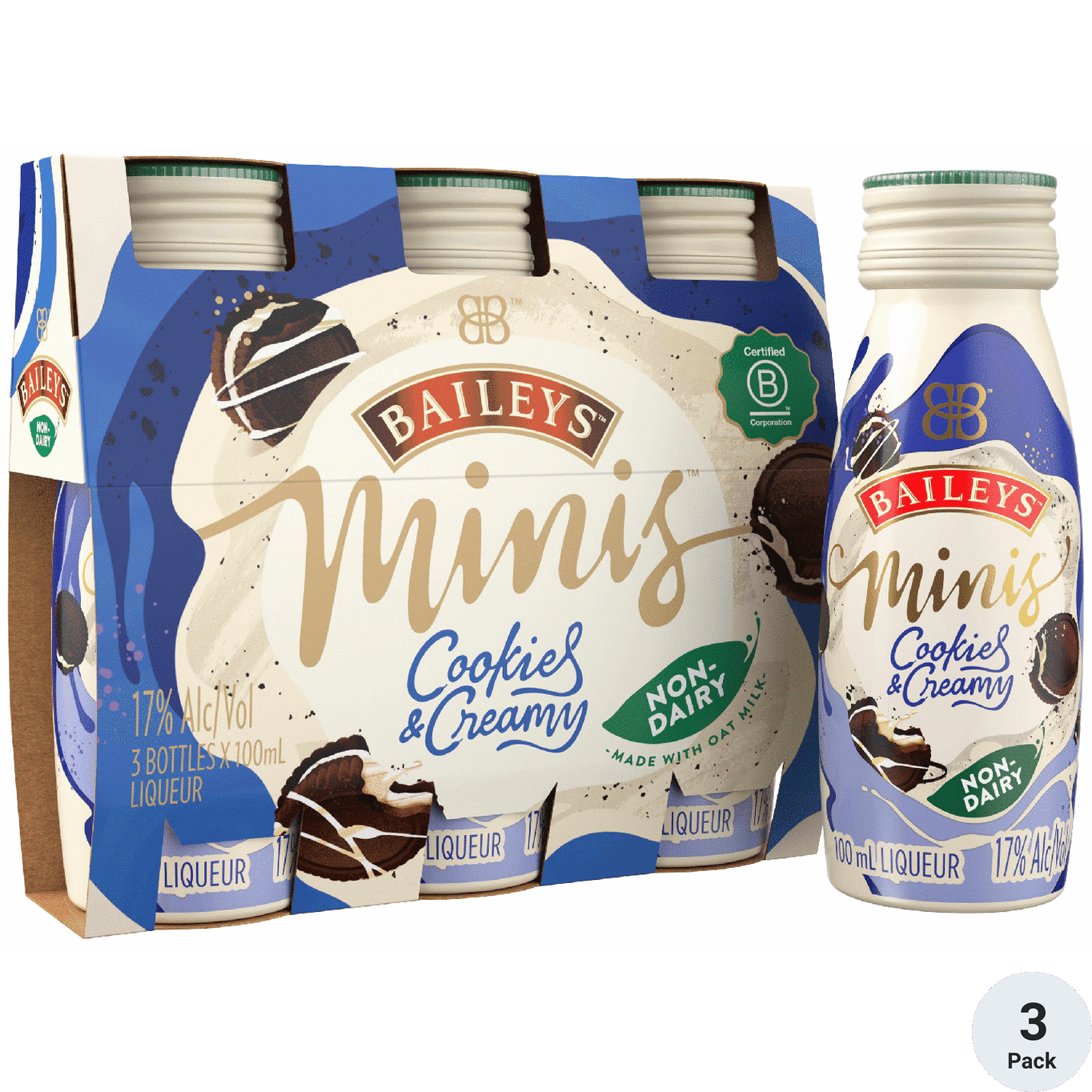 Baileys Cookies and Creamy Non-Dairy Liqueur Made with Oat Milk
