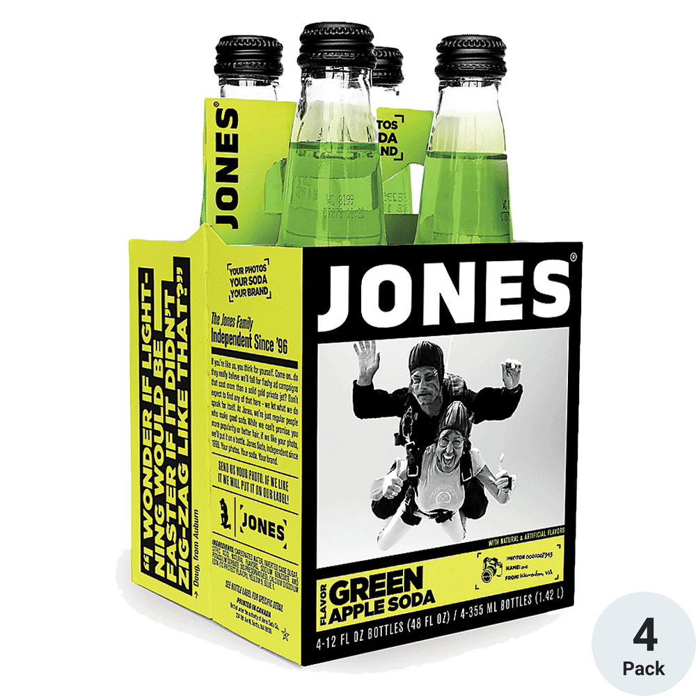 Apple soda Sour Apple Soda: Soda pop with tart green apple flavor.