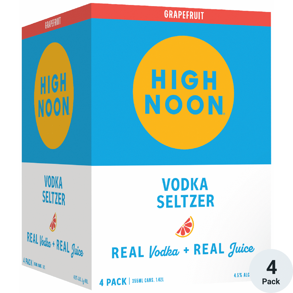 High Noon Hard Seltzer Vodka Grapefruit