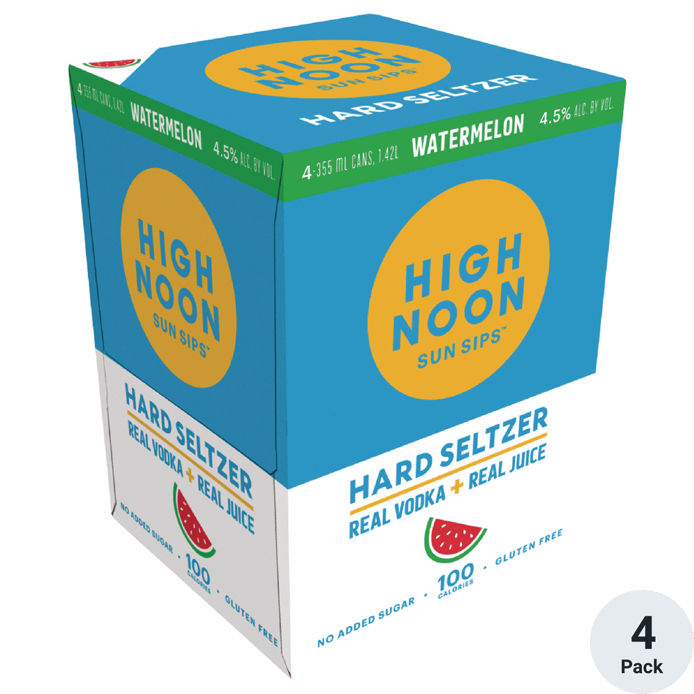 High Noon Hard Seltzer Vodka Watermelon