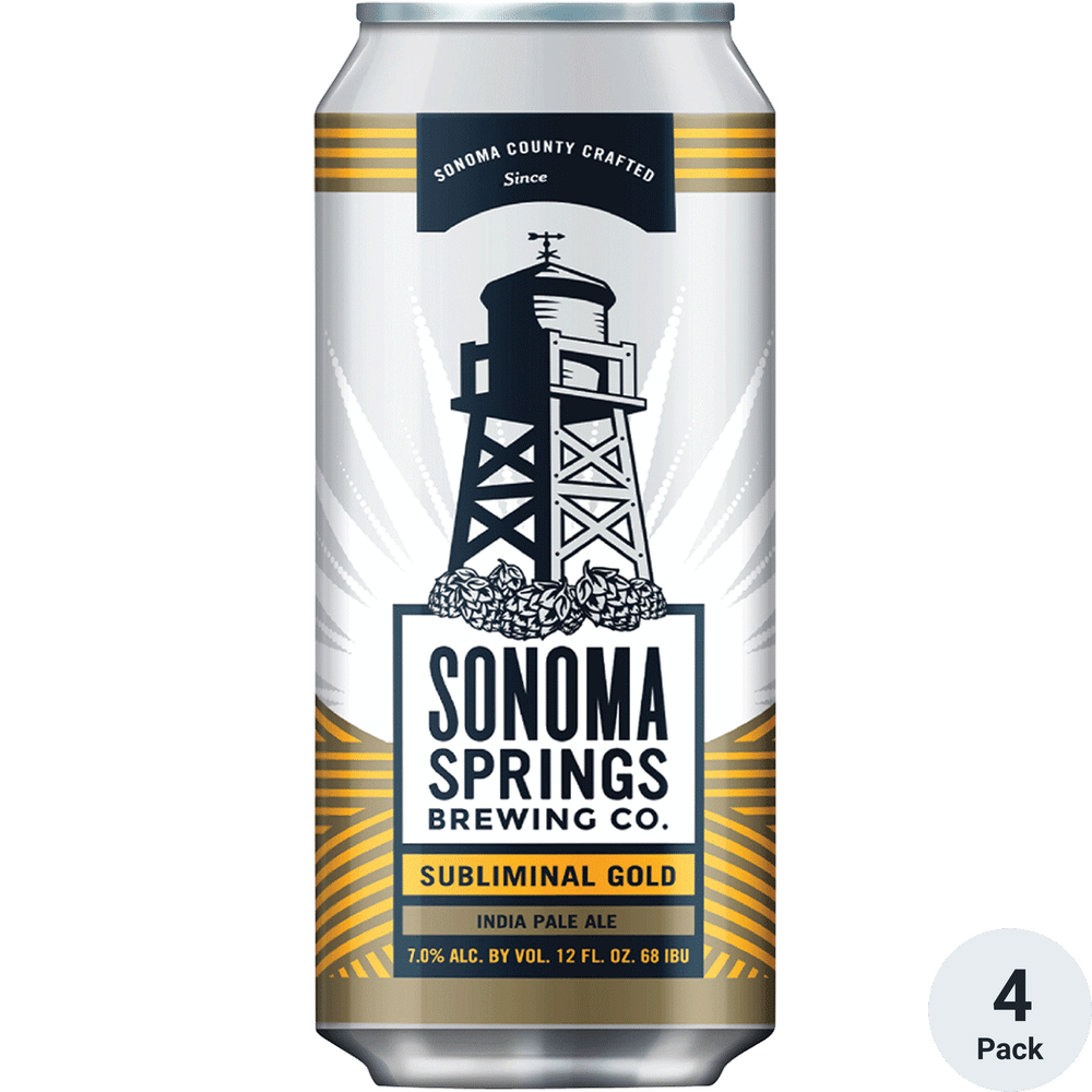 Sonoma Springs Subliminal Gold IPA