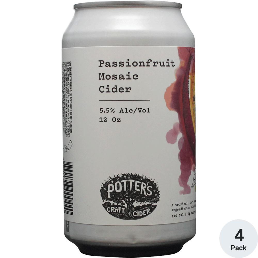 Potter's Passionfruit Mosaic Cider