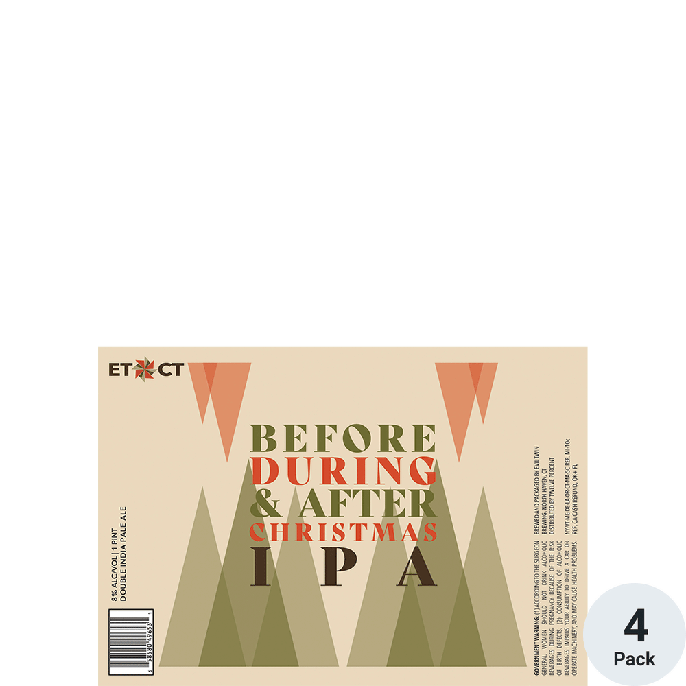 Evil Twin Before During & After Christmas IPA