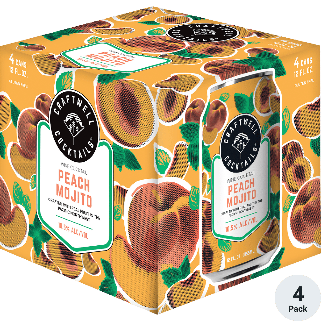 Craftwell Cocktails Peach Mojito