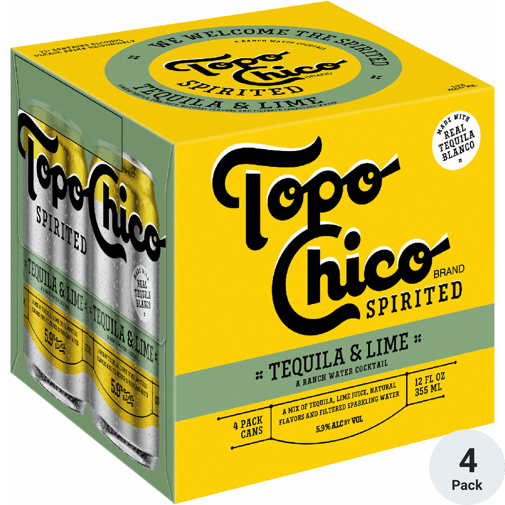 Topo Chico Spirited Tequila Lime | Total Wine & More