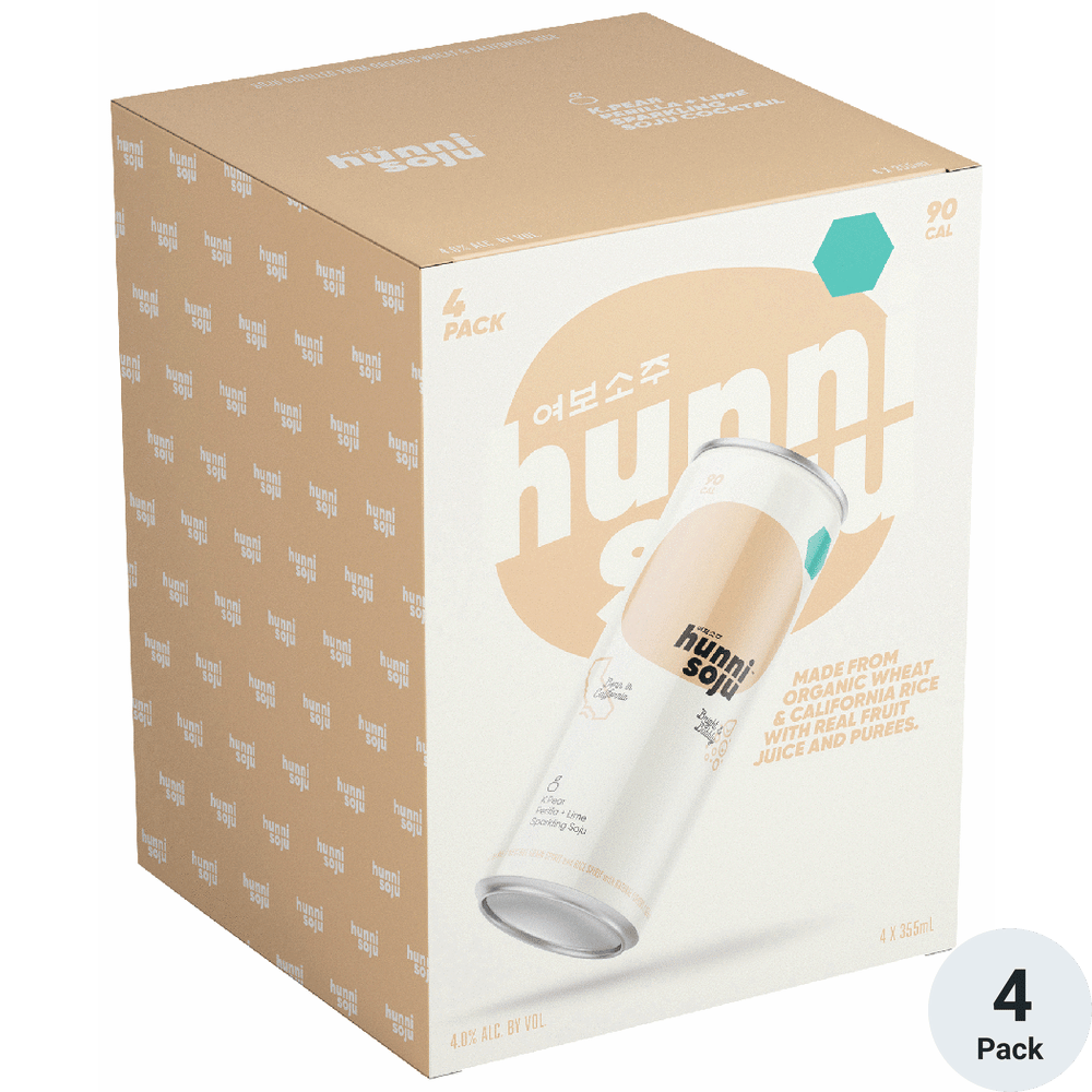 Hunni Pear+Lime Sparkling Soju
