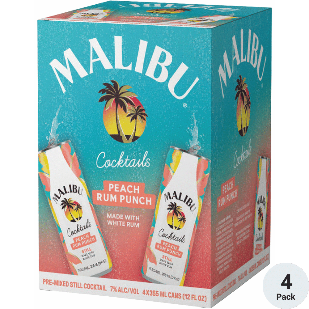 Malibu Cocktail Peach Rum Punch