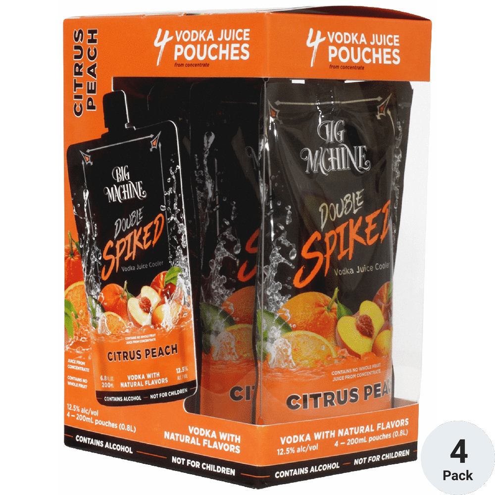 Big Machine Double Spiked Citrus Peach | Total Wine & More