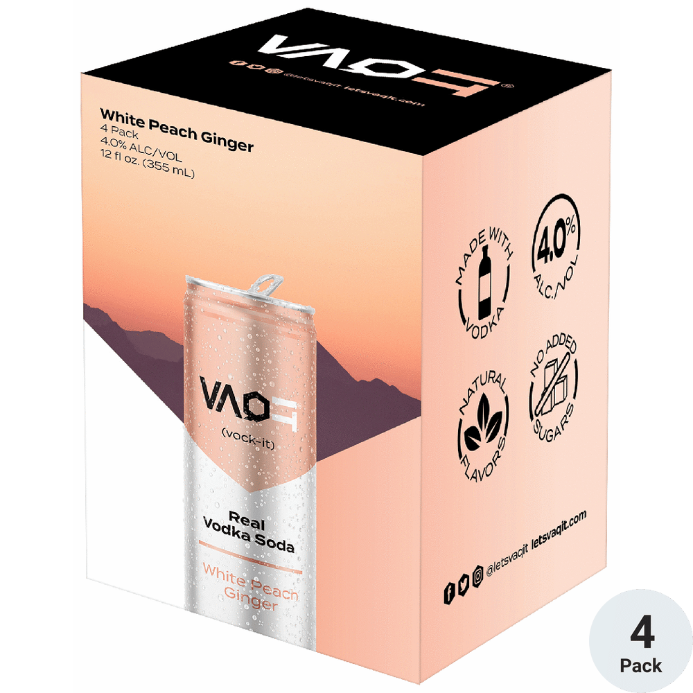 VAQIT White Peach Ginger | Total Wine & More