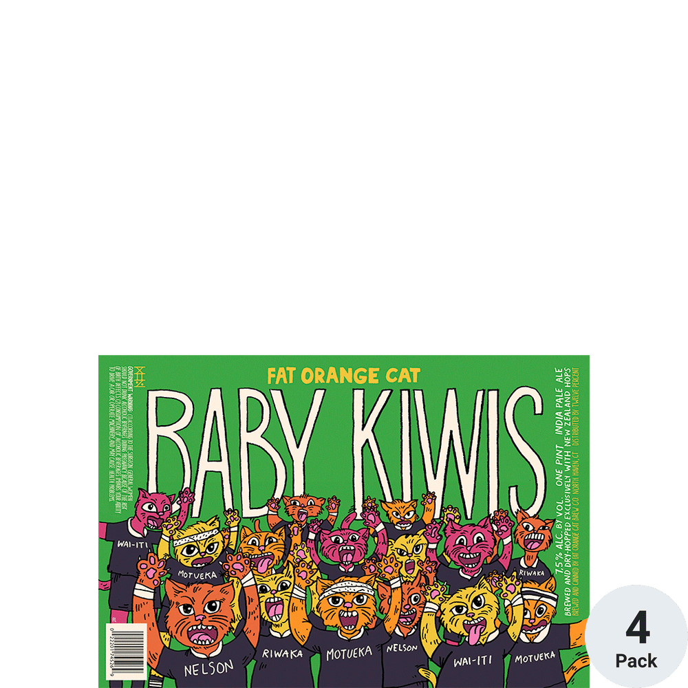 Fat Orange Cat Baby Kiwis
