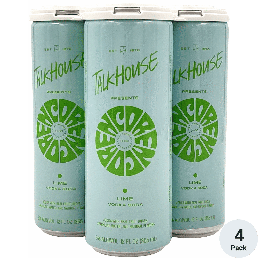 Talkhouse Encore Lime Vodka Soda