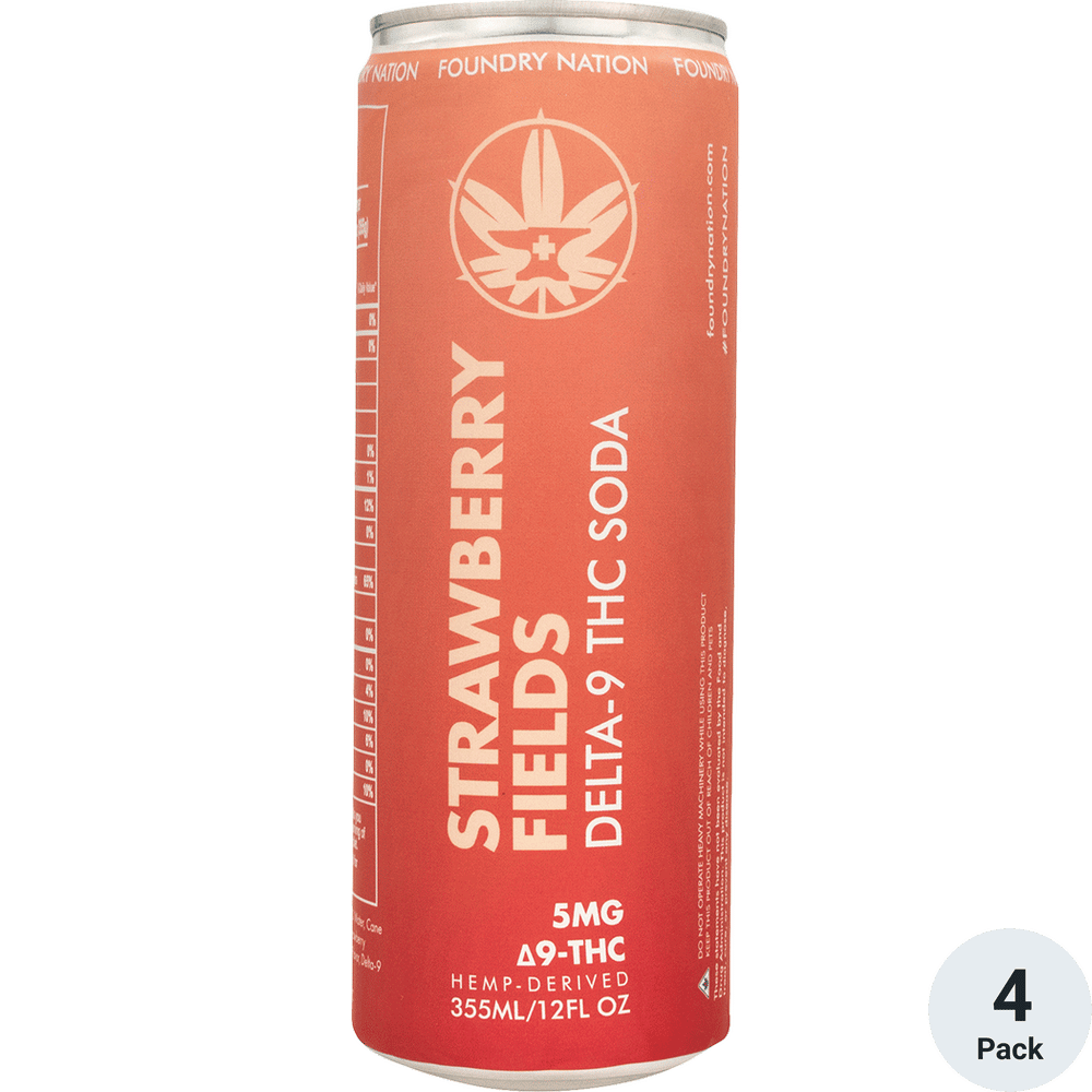 Foundry THC 5mg Strawberry Fields | Total Wine & More
