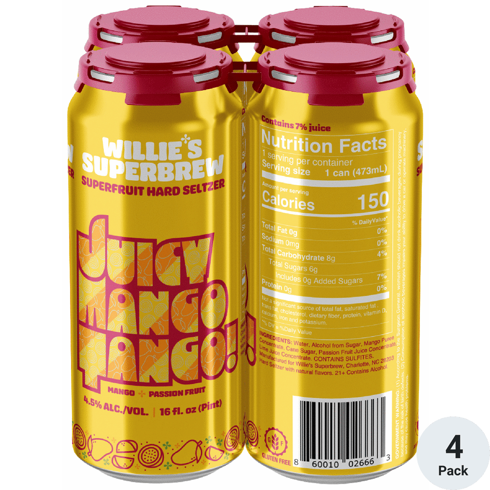 Willie's Superbrew Juicy Tango Mango