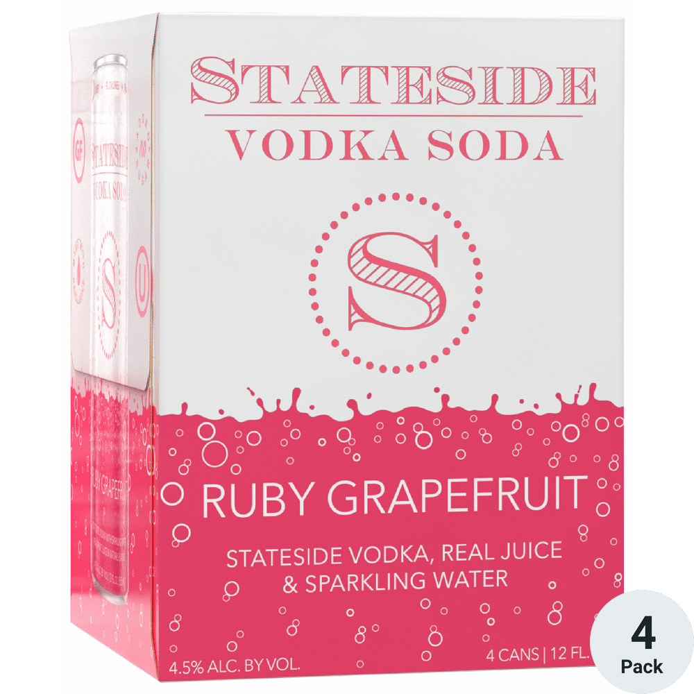 Stateside Grapefruit Vodka Soda | Total Wine & More