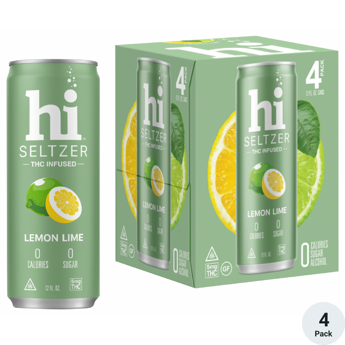 Hi Seltzer THC 5mg Lemon Lime