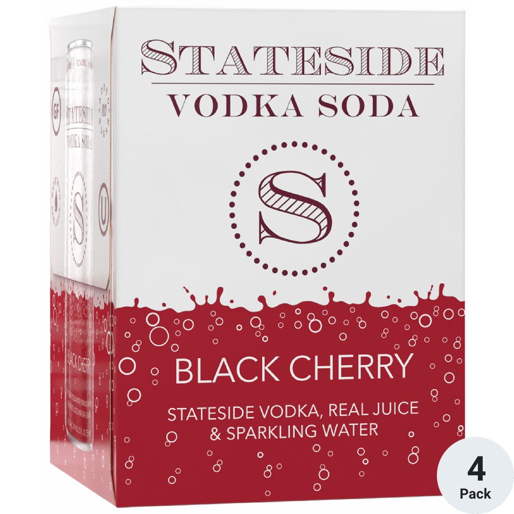 Stateside Black Cherry Vodka Soda