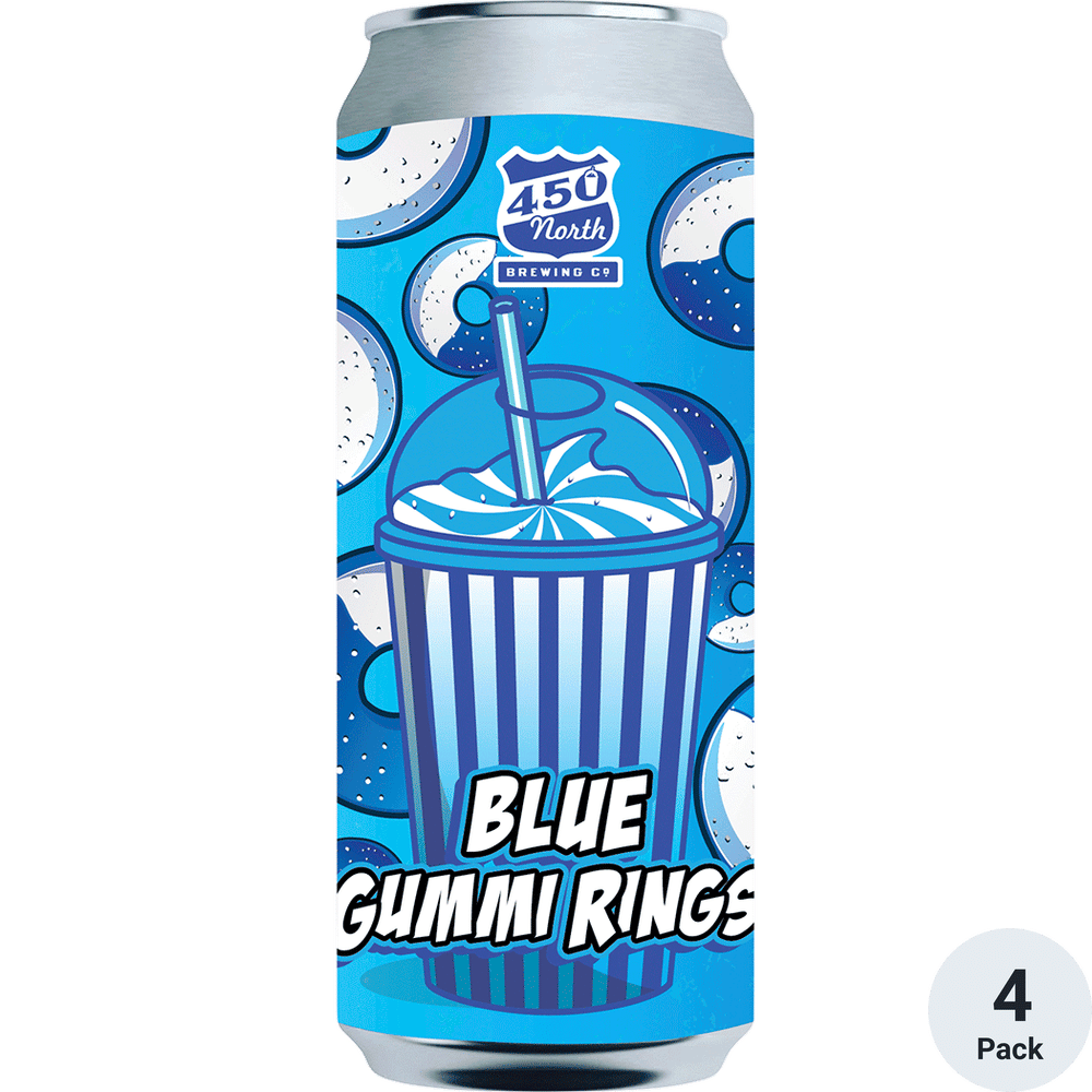 450 North Slushy XXL Blue Gummi Rings