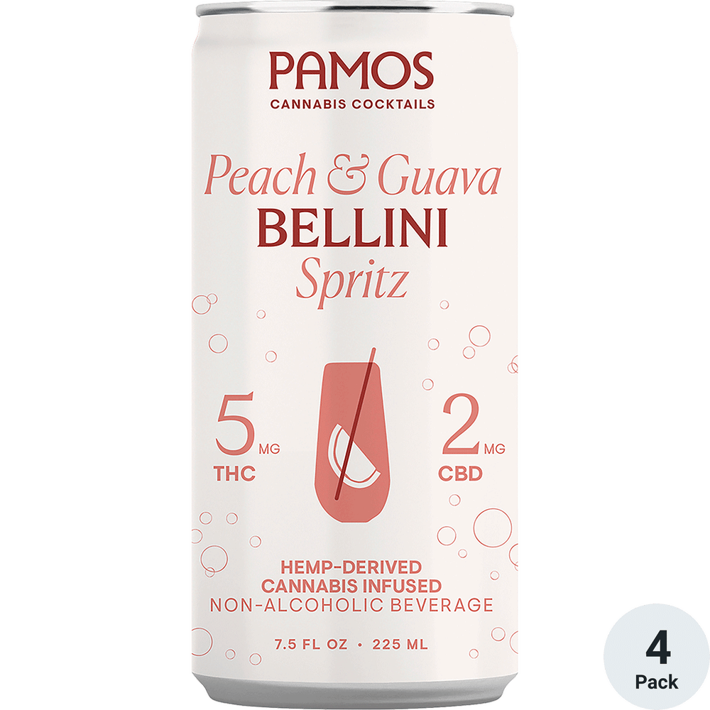Pamos THC 5mg Peach Guava Bellini Spritz