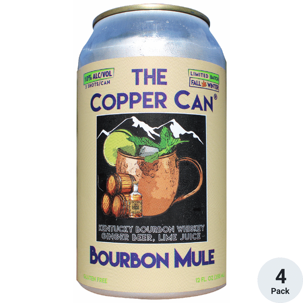 The Copper Can Bourbon Mule